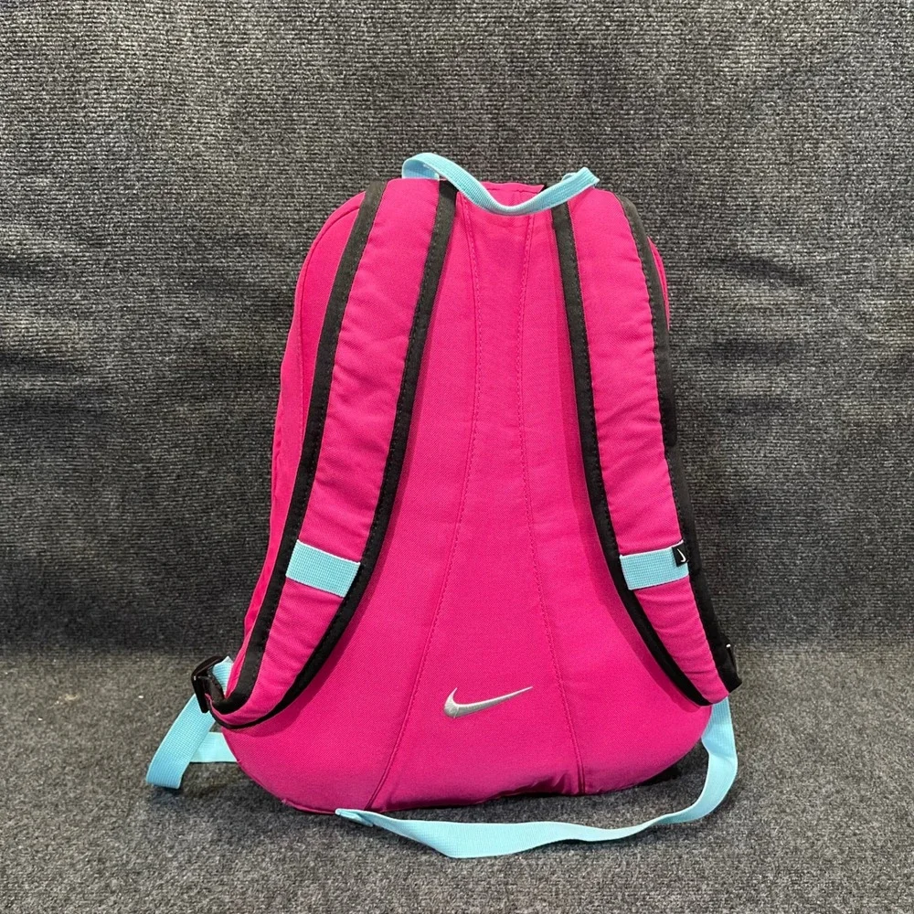 Nike BZ9494-644 Hayward‎ Futura Backpack Pink/Teal Logo School Gym Bag Daypack